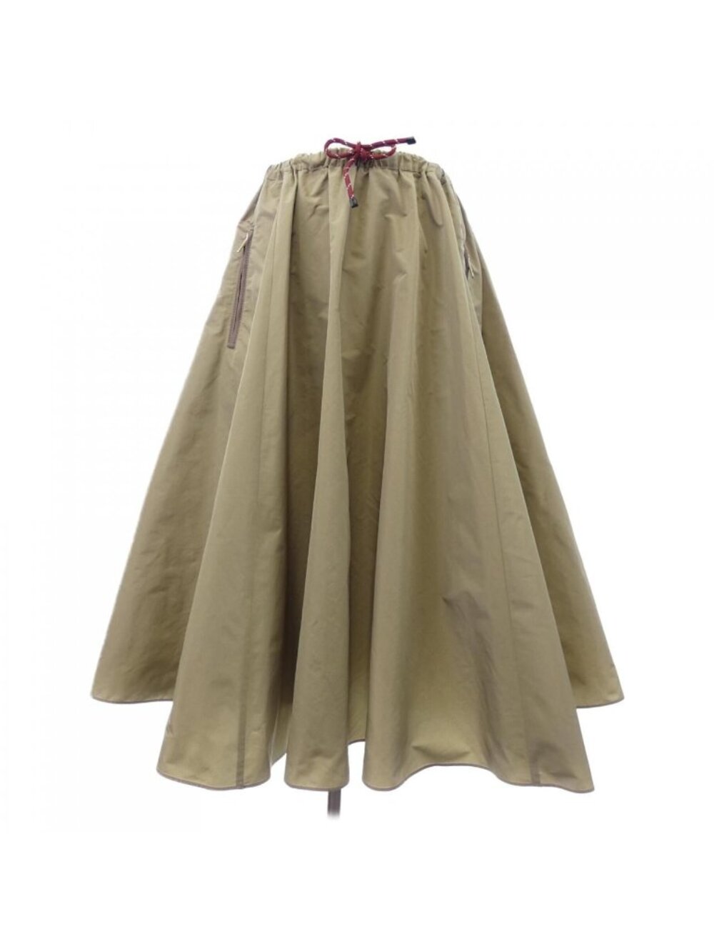Miu Miu Technical Fabric Skirt Logo